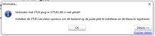 foutmelding vtlb