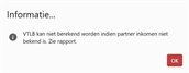 foutmelding inkomen partner onbekend
